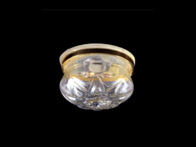 Люстра круглая прозрачная