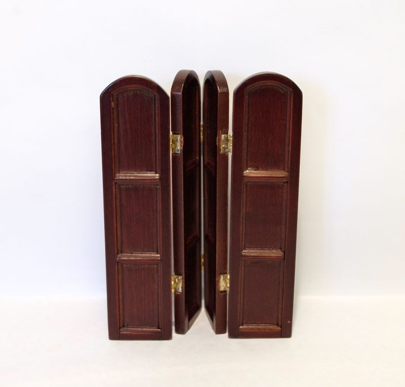 Ширма темно-коричневая