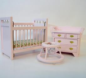 Набор мебели для детской, розовый