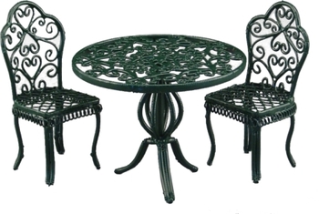 Садовая столик (декорированый)