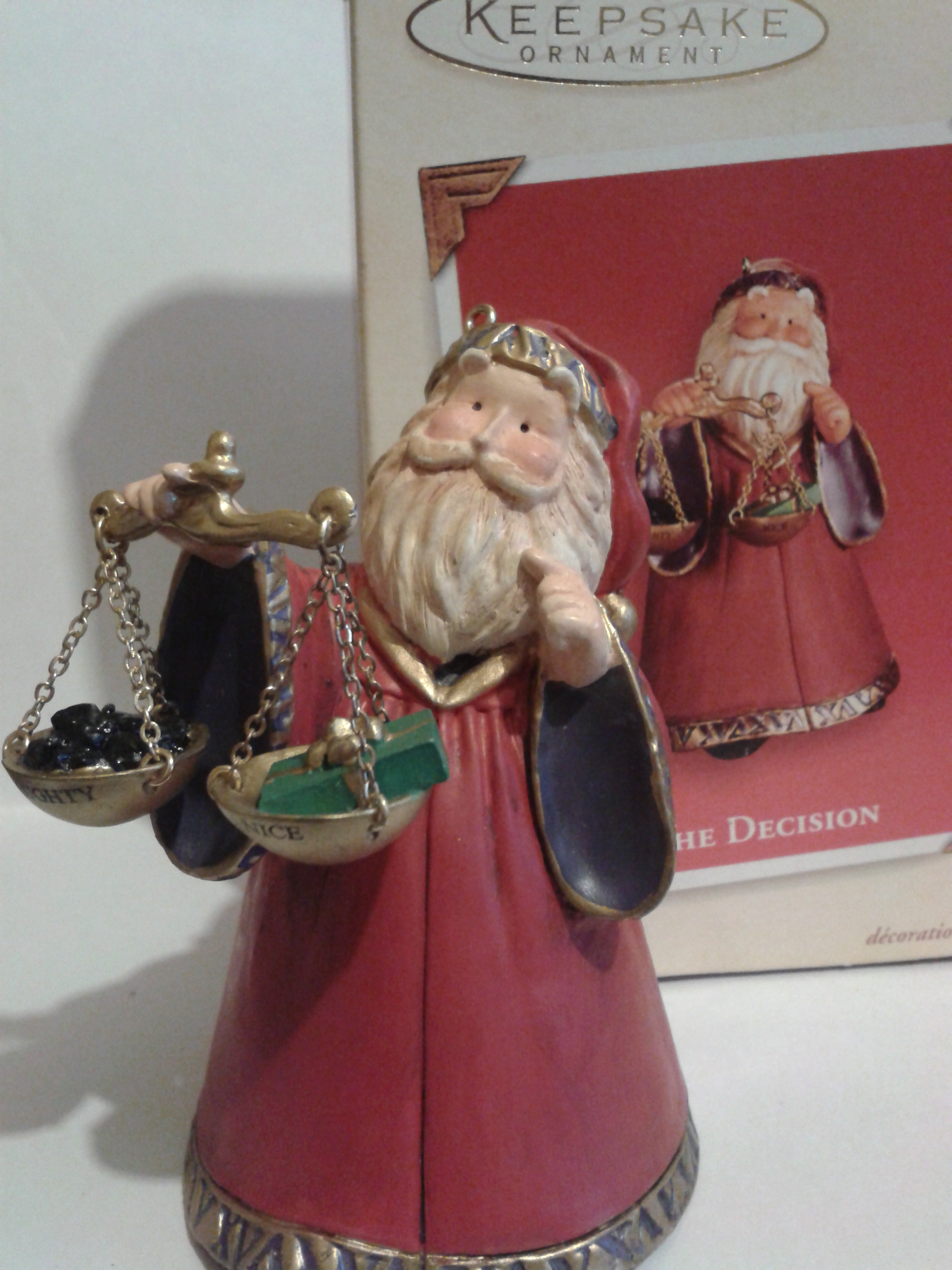 Статуэтка/фигурка/елочная игрушка Санта Решение