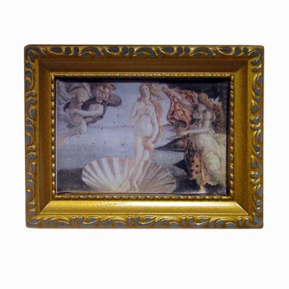 Картина в золотой раме "Рождение Венеры"