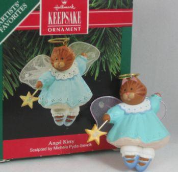 Фигурка Кошка-Ангел 1990г.