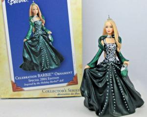 Коллекционная елочная игрушка Барби Праздничная 2004 г.