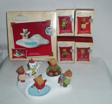 Набор новогодних украшений "Мишки. Зимние развлечения"