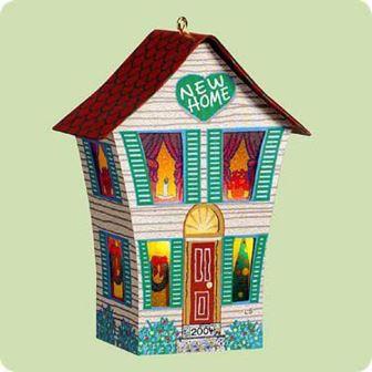 Новогоднее украшение "Светящийся Дом". Металл