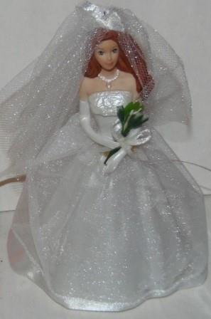 Статуэтка Барби Невеста Рыжая. Фарфор