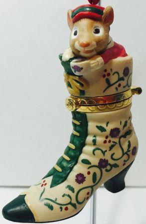 Статуэтка "Мышь в Сапожке" Фарфор