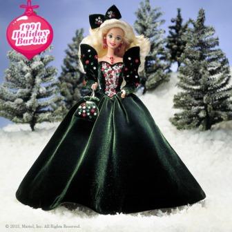 Винтажная коллекционная кукла Барби Хэппи Холидэйс 91г.