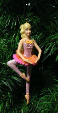 Статуэтка/фигурка/елочная игрушка Барби балерина в розовой пачке