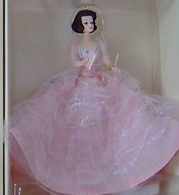 Миниатюрная куколка Барби Силкстоун Фэшн Модели в розовом 2003 г.