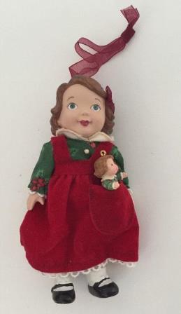 Фарфоровая кукла, Маленькая Мисс с куколкой, 03г.