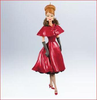 Статуэтка/фигурка/елочная игрушка Барби Силкстоун Восхитительная в красном