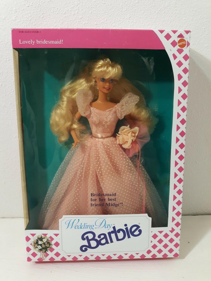 Винтажная кукла Барби 90х - Подружка Невесты 90 г. - Wedding Day Barbie  Bridesmaid 1990 - купить недорого в Доллс-Миниатюр ру - Dolls-Miniature.ru