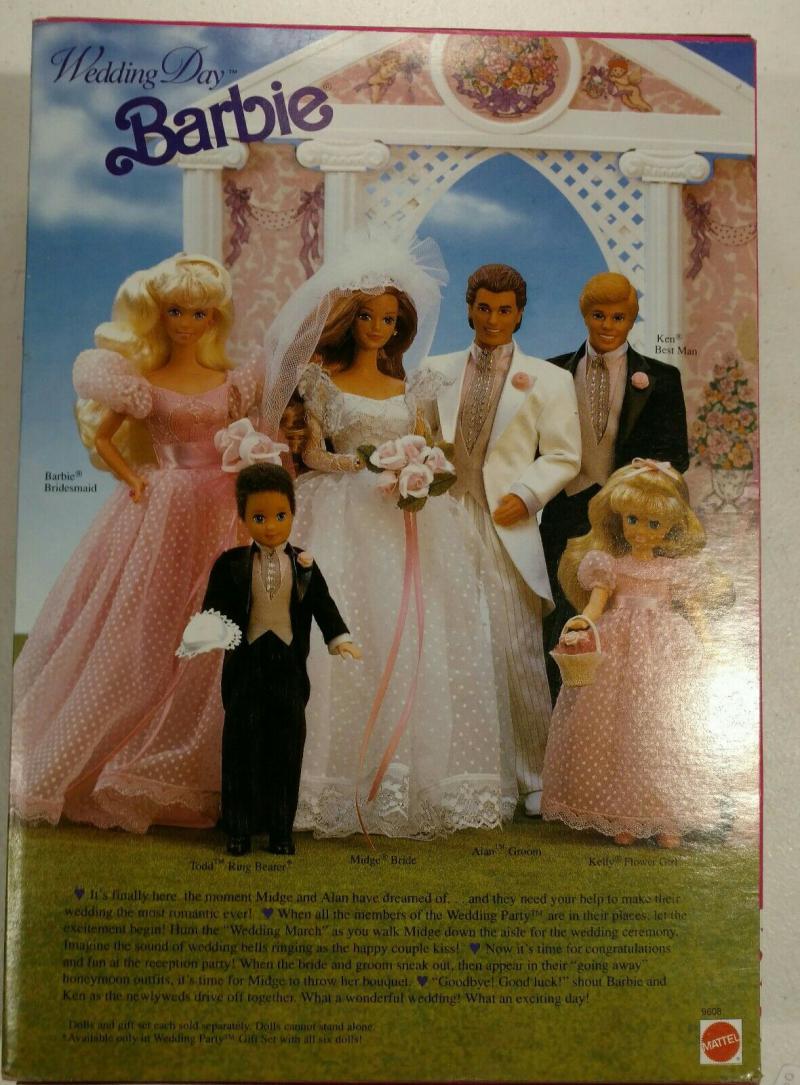 Винтажная кукла Барби 90х - Подружка Невесты 90 г. - Wedding Day Barbie  Bridesmaid 1990 - купить недорого в Доллс-Миниатюр ру - Dolls-Miniature.ru