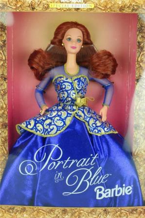 Кукла Барби Портрет в голубом 97г.
