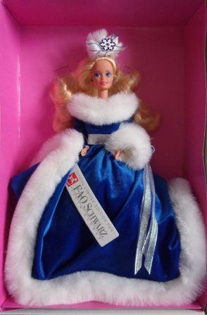 Винтажная кукла Барби Зимняя фантазия, ФАО Шварц, 90 г.