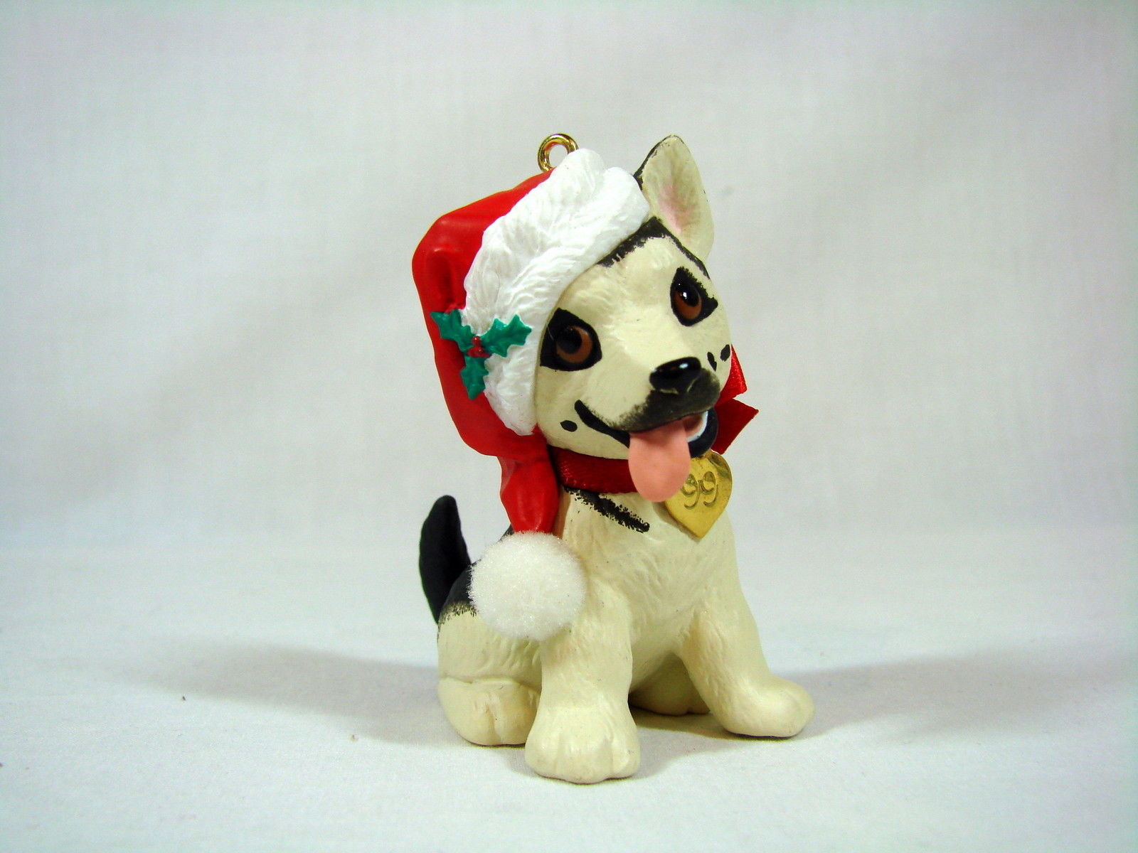 Фигурка собаки/Елочное украшение Щенок Овчарки 99г.