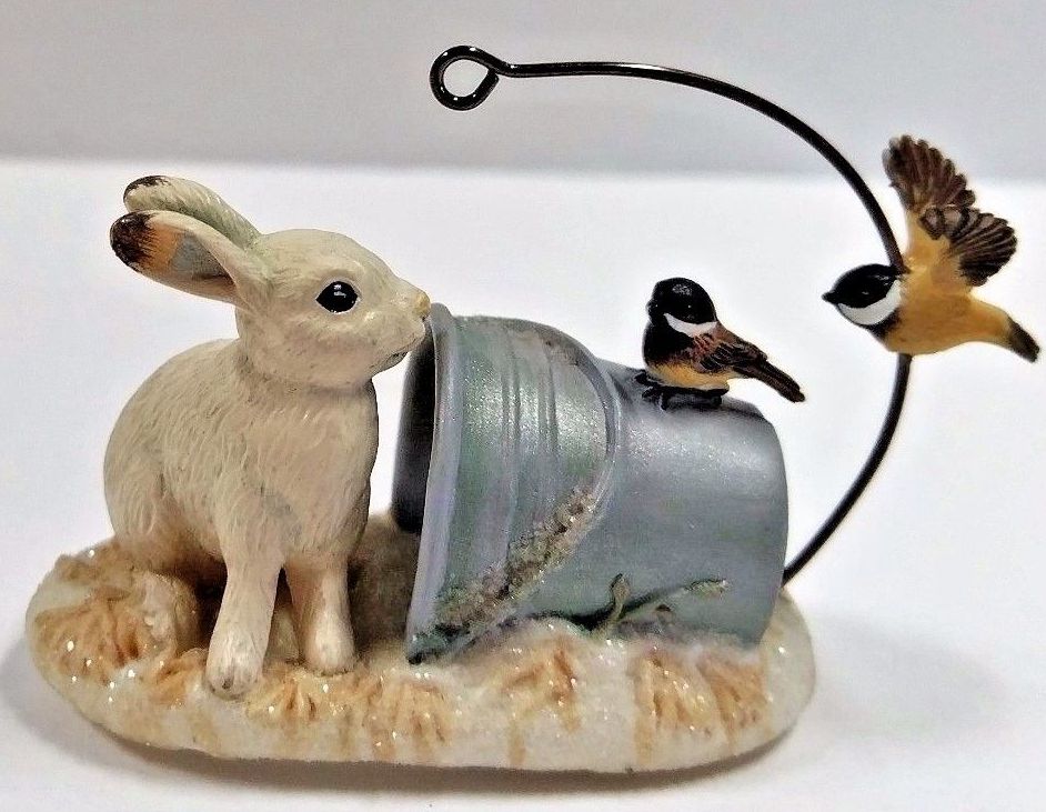 Декор для дома Зайчик с синицами