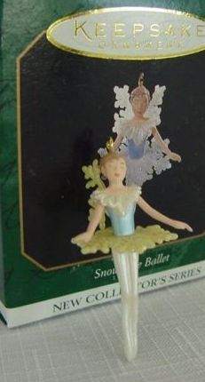 Миниатюрная фигурка балерины Снежинка 97г.