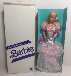 Кукла Барби винтажная Вечерняя Элегантность в розово-серебряном 90-ый г.