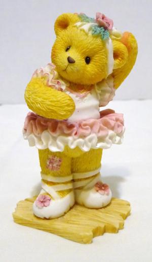 Винтажная фигурка Мишка Тедди Минди балерина 96г.