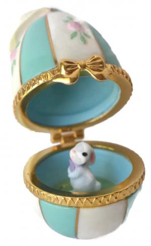 Фарфоровое Пасхальное яйцо Зайчонок, 00 г.