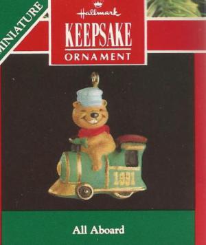 Миниатюра Паровозик с бобром 91г. Винтаж