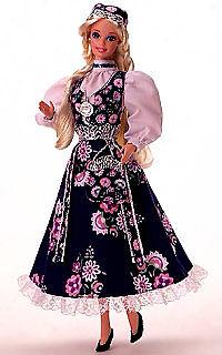 Коллекционная кукла Барби Норвегия, Куклы Мира, 95г.