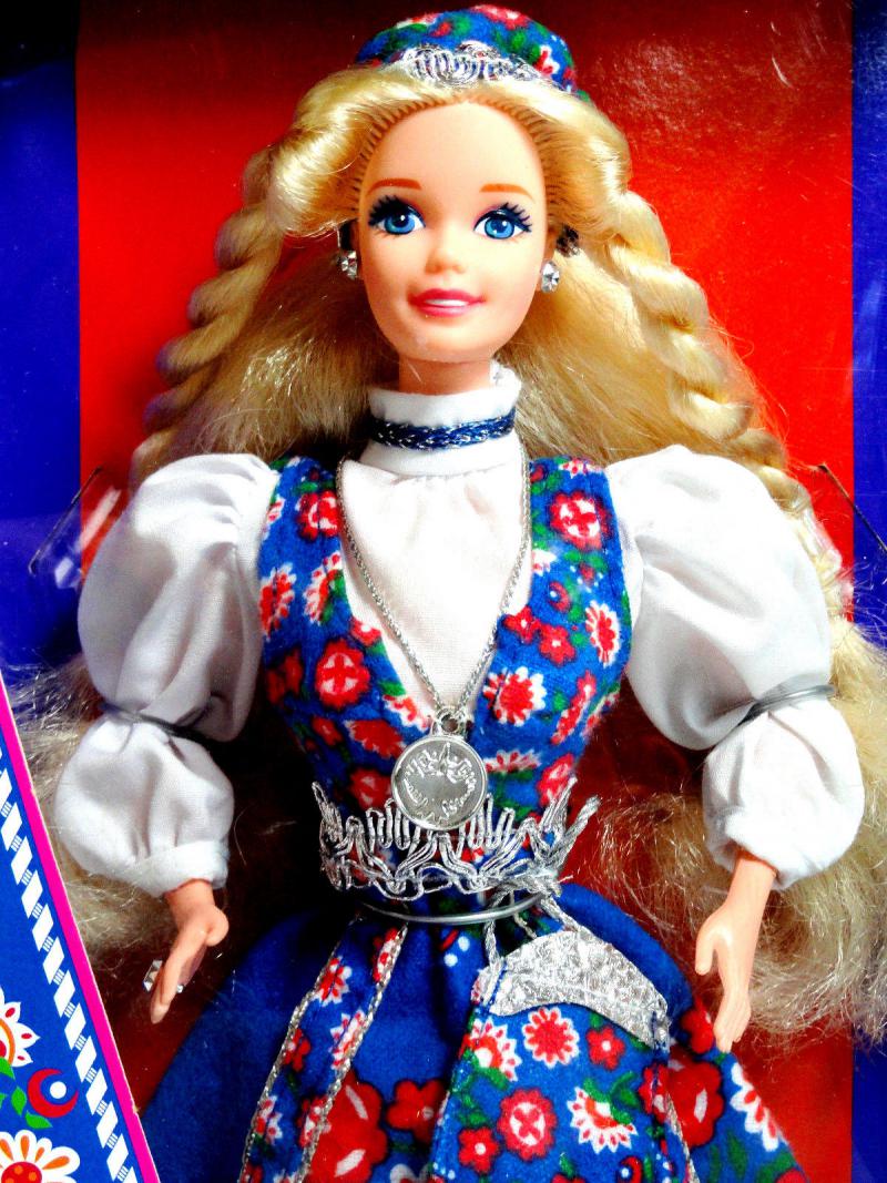 Коллекционная кукла Барби Норвегия, Куклы Мира, 95г. - Barbie Norwegian  Doll 1995 Dolls of the World Collection - купить недорого в Доллс-Миниатюр  ру - Dolls-Miniature.ru