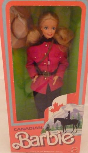Коллекционная кукла Барби из серии "Куклы Мира", Канада 87г.