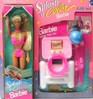 Набор кукла Барби "Всплеск цвета" с водным баскетболом 96г.