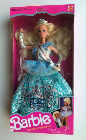 Кукла Барби "Американская королева красоты" с 3-мя образами 91г.