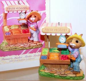 Пасхальный декор фигурка Зайчик фермер, 97 г.