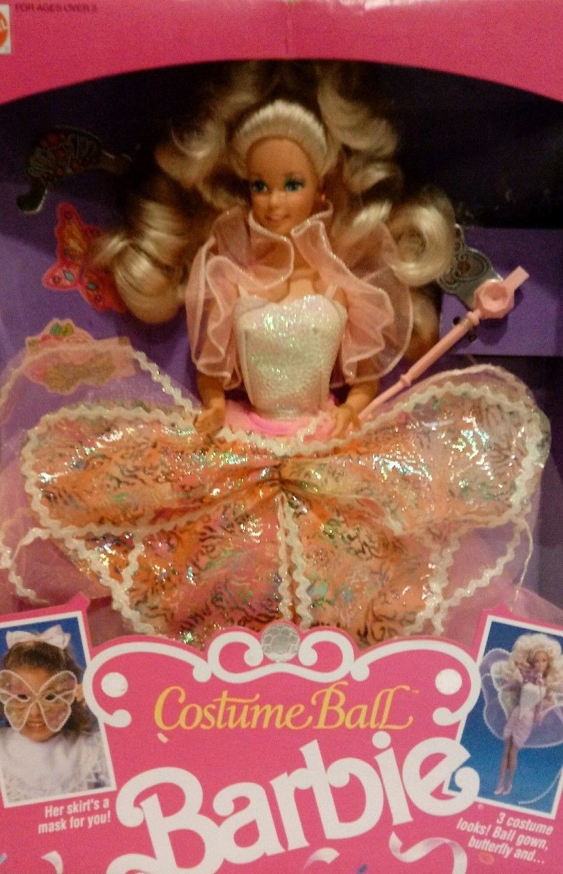 Винтажная кукла Барби - Костюмированный балл, 3 образа, 91г. - 1990 Costume  Ball Barbie - купить недорого в Доллс-Миниатюр ру - Dolls-Miniature.ru