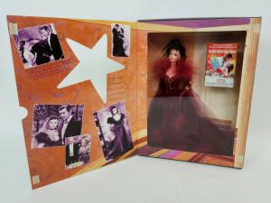 Коллекционная кукла Барби с настоящими ресничками Скарлет О Хара, в красном, Унесенные ветром, 94 г.