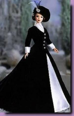 Коллекционная кукла Барби с настоящими ресничками Романтический антракт, 97 г.