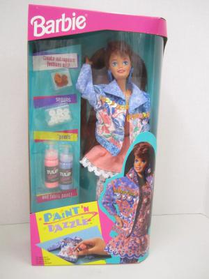 Кукла Барби Ослепительный рисунок, рыжая, 93 г.