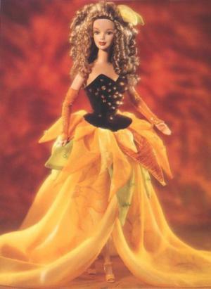 Коллекционная кукла Барби Подсолнухи, Ван Гог, 98 г.