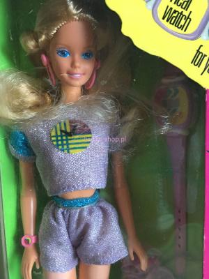 Винтажная кукла Барби Веселое время с часами 86г.