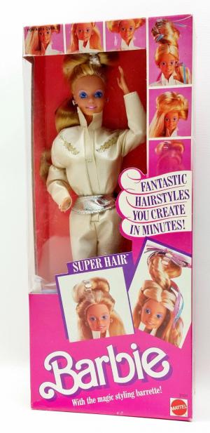 Винтажная кукла Барби Супер волосы 86г.