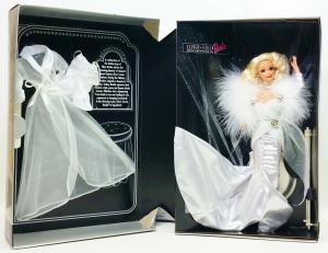 Коллекционная кукла Барби с настоящими ресничками В серебре 93 г.