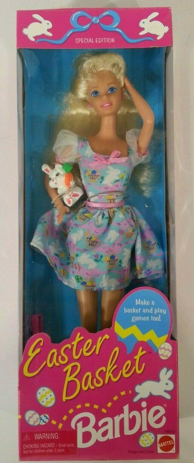 Кукла Барби - Пасхальная корзина 95 г. - EASTER BASKET BARBIE 1995 - купить недорого в Доллс-Миниатюр ру - Dolls-Miniature.ru