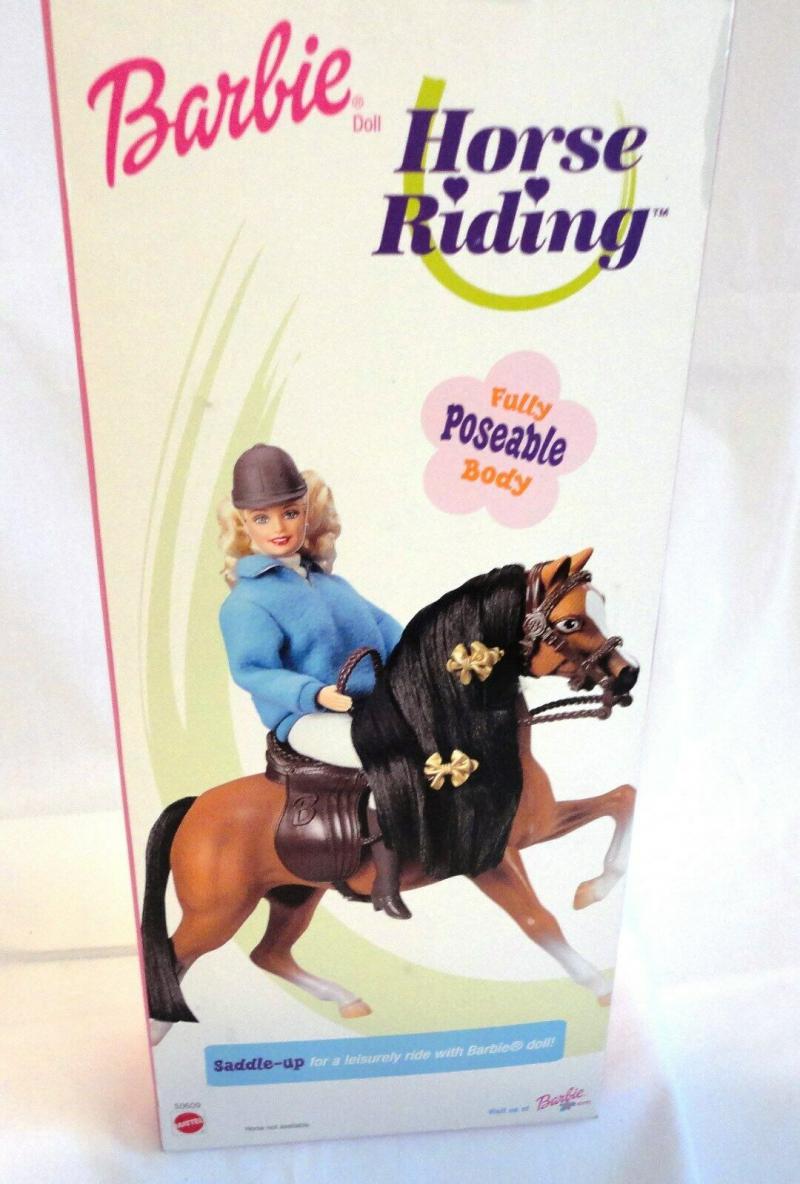 Шарнирная кукла Барби Наездница 2000 г.- 2000 Horse Riding Barbie - купить  недорого в Доллс-Миниатюр ру- Dolls-Miniature.ru