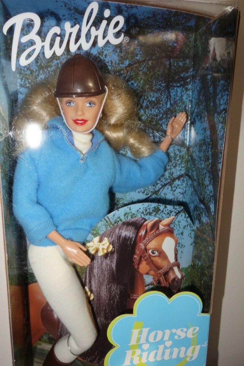 Шарнирная кукла Барби Наездница 2000 г.- 2000 Horse Riding Barbie - купить  недорого в Доллс-Миниатюр ру- Dolls-Miniature.ru