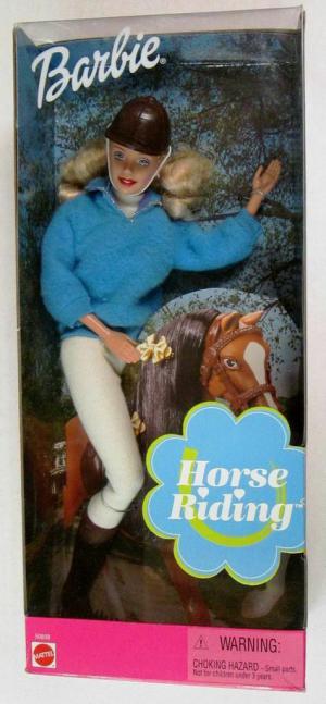 Шарнирная кукла Барби Наездница 2000 г.
