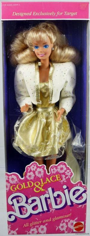 Винтажная кукла Барби Кружевное Золото 89 г.