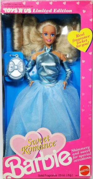 Винтажная кукла Барби Сладкий Романс в голубом 91г.
