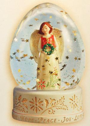 Снежный шар Ангел 07г.