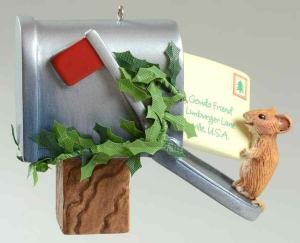 Новогодний декор Мышь "Для моих друзей в Гауду" 05г.